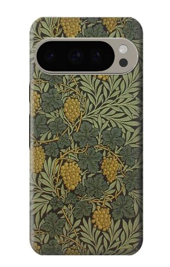 W3662 William Morris Vine Pattern Case Cover Custodia e Flip Case per Google Pixel 9 Pro