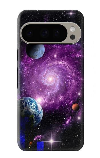 W3689 Galaxy Outer Space Planet Case Cover Custodia e Flip Case per Google Pixel 9 Pro