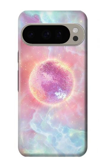 W3709 Pink Galaxy Case Cover Custodia e Flip Case per Google Pixel 9 Pro
