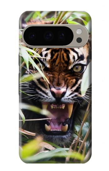 W3838 Barking Bengal Tiger Case Cover Custodia e Flip Case per Google Pixel 9 Pro