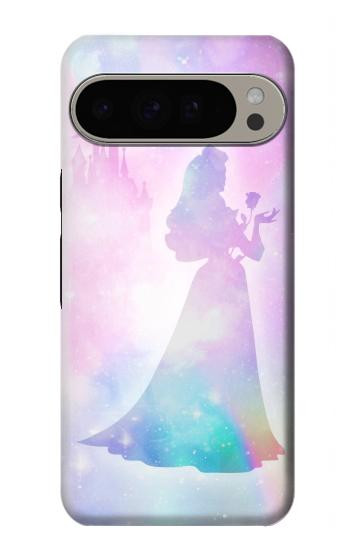 W2992 Princess Pastel Silhouette Case Cover Custodia e Flip Case per Google Pixel 9 Pro XL