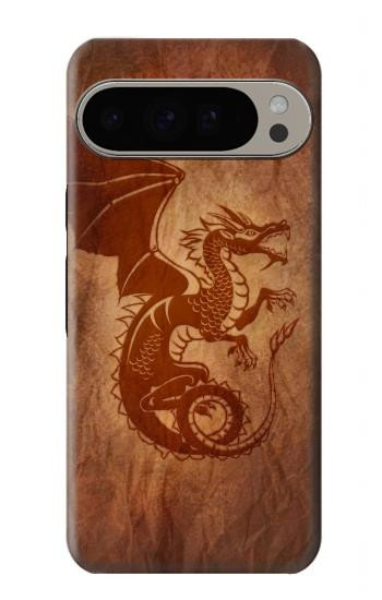 W3086 Red Dragon Tattoo Case Cover Custodia e Flip Case per Google Pixel 9 Pro XL