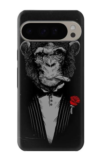 W3167 Funny Monkey God Father Case Cover Custodia e Flip Case per Google Pixel 9 Pro XL