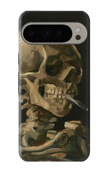 W3358 Vincent Van Gogh Skeleton Cigarette Case Cover Custodia e Flip Case per Google Pixel 9 Pro XL