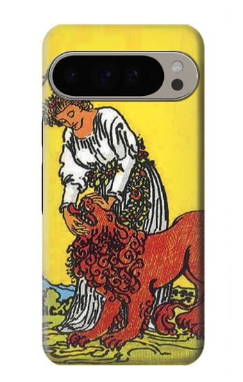 W3458 Strength Tarot Card Case Cover Custodia e Flip Case per Google Pixel 9 Pro XL