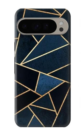 W3479 Navy Blue Graphic Art Case Cover Custodia e Flip Case per Google Pixel 9 Pro XL