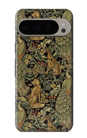 W3661 William Morris Forest Velvet Case Cover Custodia e Flip Case per Google Pixel 9 Pro XL