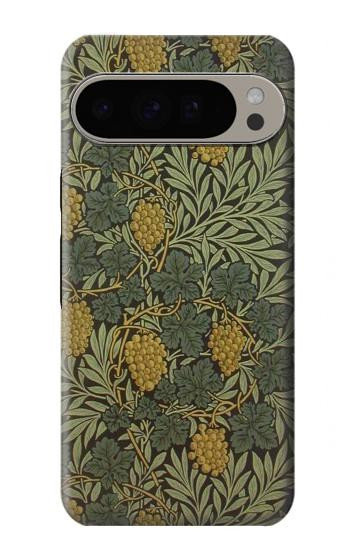 W3662 William Morris Vine Pattern Case Cover Custodia e Flip Case per Google Pixel 9 Pro XL