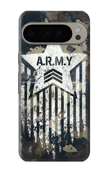 W3666 Army Camo Camouflage Case Cover Custodia e Flip Case per Google Pixel 9 Pro XL