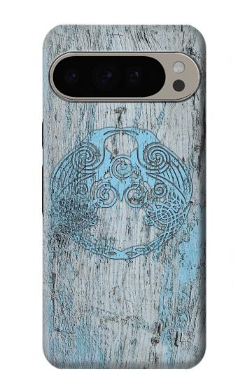 W3829 Huginn And Muninn Twin Ravens Norse Case Cover Custodia e Flip Case per Google Pixel 9 Pro XL