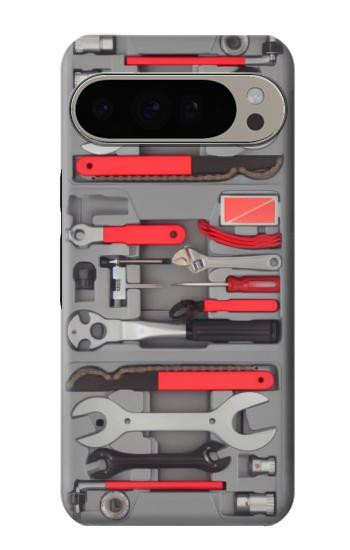 W3921 Bike Repair Tool Graphic Paint Case Cover Custodia e Flip Case per Google Pixel 9 Pro XL