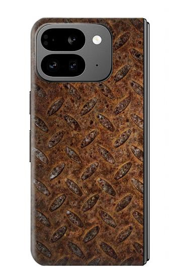 W0542 Rust Texture Case Cover Custodia e Flip Case per Google Pixel 9 Pro Fold