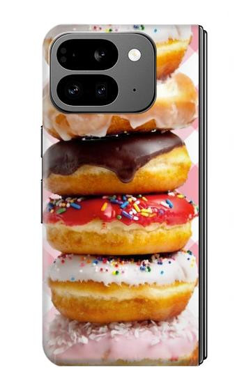 W2431 Fancy Sweet Donuts Case Cover Custodia e Flip Case per Google Pixel 9 Pro Fold