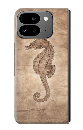 W3214 Seahorse Skeleton Fossil Case Cover Custodia e Flip Case per Google Pixel 9 Pro Fold