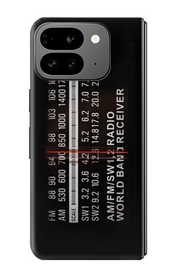 W3242 Analog Radio Tuning Case Cover Custodia e Flip Case per Google Pixel 9 Pro Fold