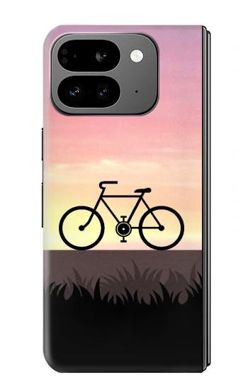W3252 Bicycle Sunset Case Cover Custodia e Flip Case per Google Pixel 9 Pro Fold