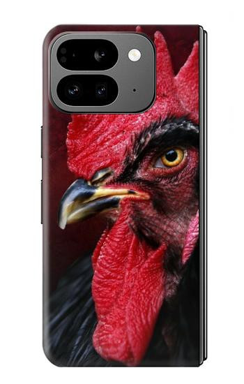 W3797 Chicken Rooster Case Cover Custodia e Flip Case per Google Pixel 9 Pro Fold