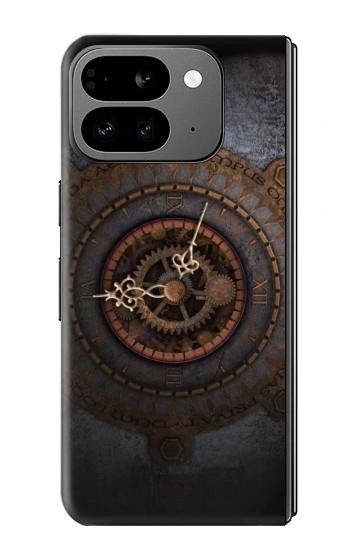W3908 Vintage Clock Case Cover Custodia e Flip Case per Google Pixel 9 Pro Fold