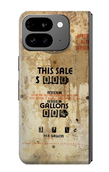 W3954 Vintage Gas Pump Case Cover Custodia e Flip Case per Google Pixel 9 Pro Fold
