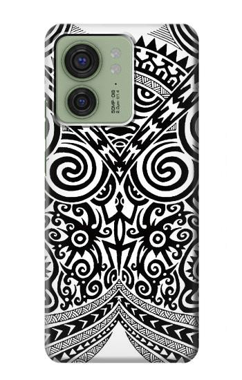 W1655 Maori Tattoo Case Cover Custodia e Flip Case per Motorola Edge (2023), Edge 40
