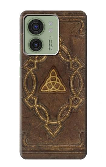 W3219 Spell Book Cover Case Cover Custodia e Flip Case per Motorola Edge (2023), Edge 40