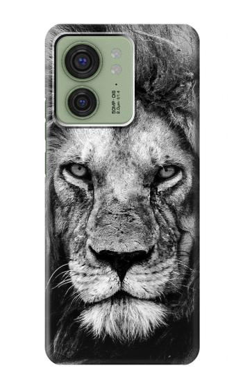 W3372 Lion Face Case Cover Custodia e Flip Case per Motorola Edge (2023), Edge 40 W3372 Lion Face Case Cover Custodia e Flip Case per Motorola Edge (2023), Edge 40