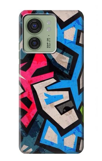 W3445 Graffiti Street Art Case Cover Custodia e Flip Case per Motorola Edge (2023), Edge 40