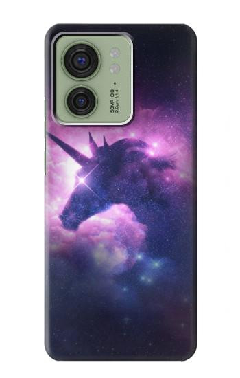 W3538 Unicorn Galaxy Case Cover Custodia e Flip Case per Motorola Edge (2023), Edge 40