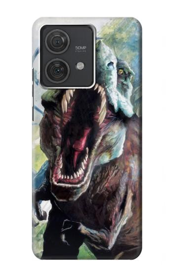 W1453 Trex Tyrannosaurus Rex Dinosaur Case Cover Custodia e Flip Case per Motorola Edge 40 Neo