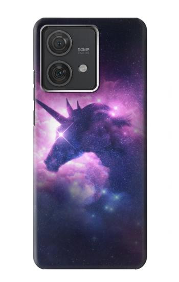 W3538 Unicorn Galaxy Case Cover Custodia e Flip Case per Motorola Edge 40 Neo