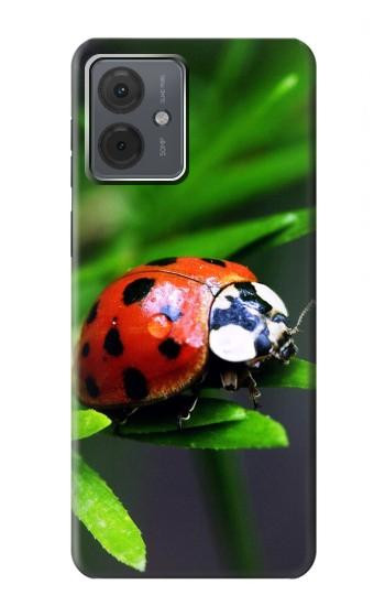 W0263 Ladybug Case Cover Custodia e Flip Case per Motorola Moto G14