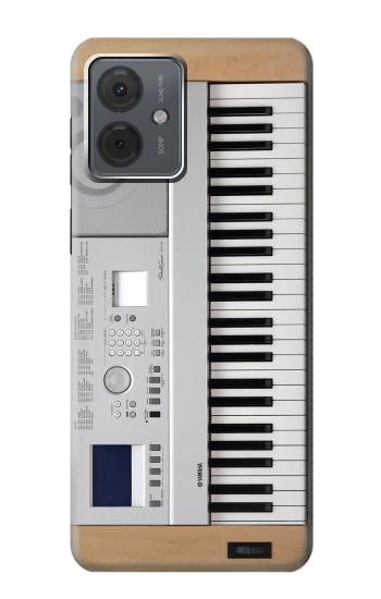 W0891 Keyboard Digital Piano Case Cover Custodia e Flip Case per Motorola Moto G14