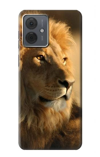 W1046 Lion King of Forest Case Cover Custodia e Flip Case per Motorola Moto G14