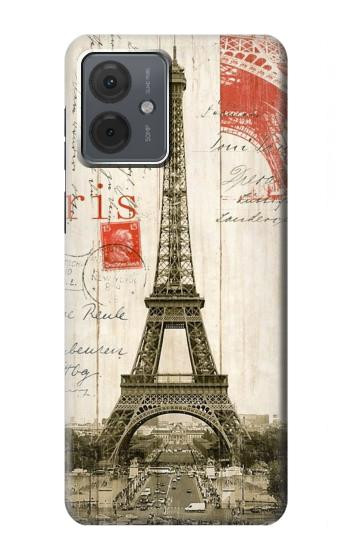 W2108 Eiffel Tower Paris Postcard Case Cover Custodia e Flip Case per Motorola Moto G14 W2108 Eiffel Tower Paris Postcard Case Cover Custodia e Flip Case per Motorola Moto G14