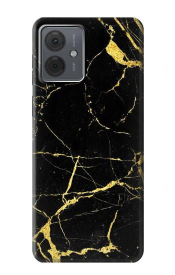 W2896 Gold Marble Graphic Printed Case Cover Custodia e Flip Case per Motorola Moto G14