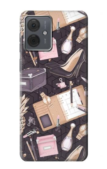 W3448 Fashion Case Cover Custodia e Flip Case per Motorola Moto G14