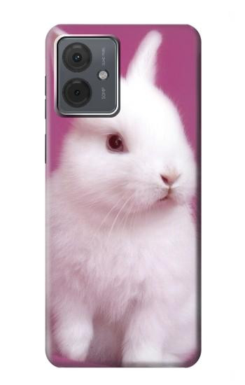 W3870 Cute Baby Bunny Case Cover Custodia e Flip Case per Motorola Moto G14