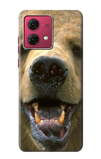 W0840 Grizzly Bear Face Case Cover Custodia e Flip Case per Motorola Moto G84 W0840 Grizzly Bear Face Case Cover Custodia e Flip Case per Motorola Moto G84