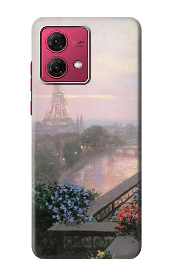 W1443 Terrace in Paris Eifel Case Cover Custodia e Flip Case per Motorola Moto G84 W1443 Terrace in Paris Eifel Case Cover Custodia e Flip Case per Motorola Moto G84