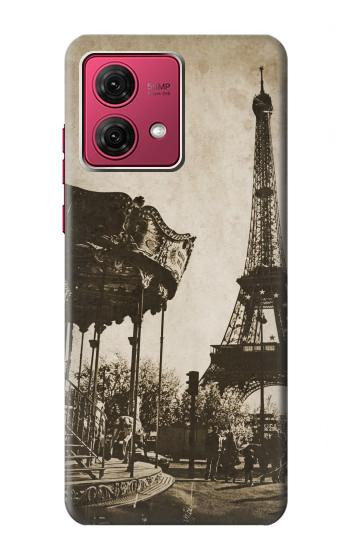 W2174 Eiffel Tower Vintage Paris Case Cover Custodia e Flip Case per Motorola Moto G84