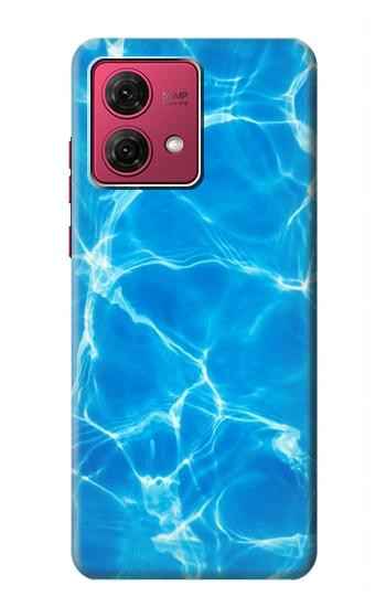 W2788 Blue Water Swimming Pool Case Cover Custodia e Flip Case per Motorola Moto G84