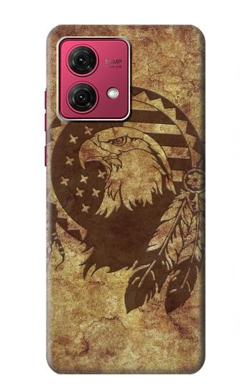 W3378 Native American Case Cover Custodia e Flip Case per Motorola Moto G84