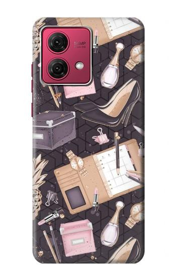 W3448 Fashion Case Cover Custodia e Flip Case per Motorola Moto G84