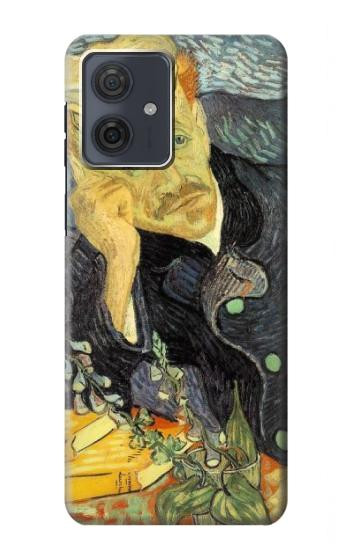 W0212 Van Gogh Portrait of Dr. Gachet Case Cover Custodia e Flip Case per Motorola Moto G54