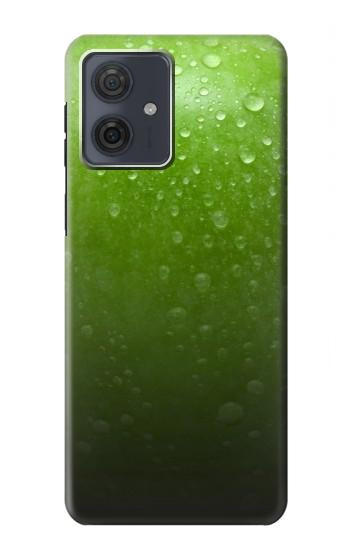 W2475 Green Apple Texture Seamless Case Cover Custodia e Flip Case per Motorola Moto G54