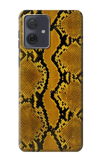 W3365 Yellow Python Skin Graphic Print Case Cover Custodia e Flip Case per Motorola Moto G54 W3365 Yellow Python Skin Graphic Print Case Cover Custodia e Flip Case per Motorola Moto G54