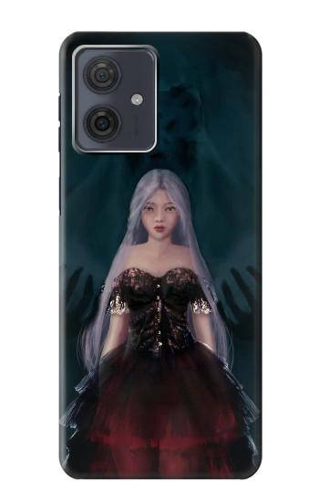 W3847 Lilith Devil Bride Gothic Girl Skull Grim Reaper Case Cover Custodia e Flip Case per Motorola Moto G54