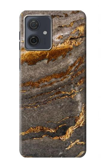 W3886 Gray Marble Rock Case Cover Custodia e Flip Case per Motorola Moto G54
