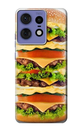 W0790 Hamburger Case Cover Custodia e Flip Case per Motorola Edge 50 Pro