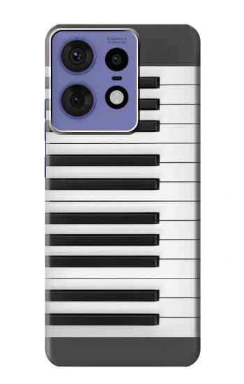 W2082 One Octave Piano Case Cover Custodia e Flip Case per Motorola Edge 50 Pro